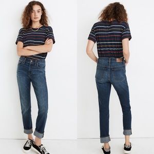 Madewell Petite Slim Boyjean In Ellers Wash